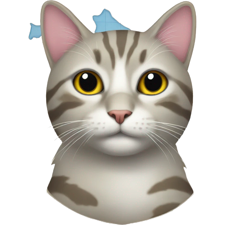 Cat on a map emoji