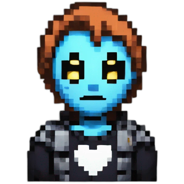 heart pixel art undertale emoji