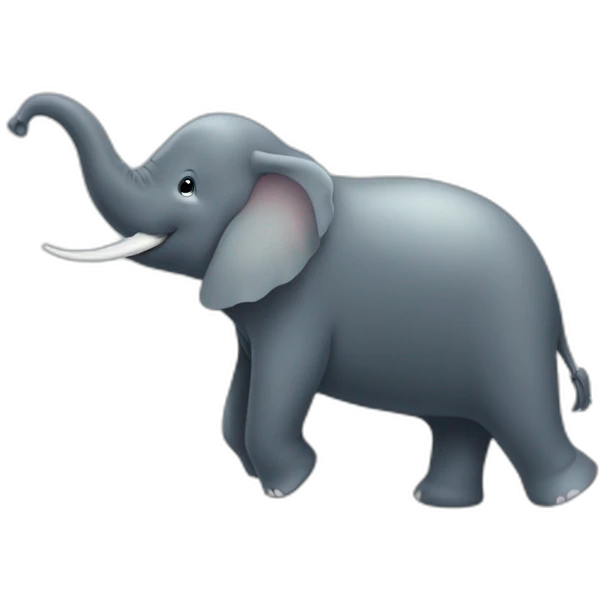 Éléphant sur une baleine emoji