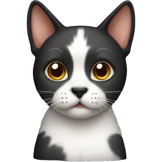 Cat a dog emoji