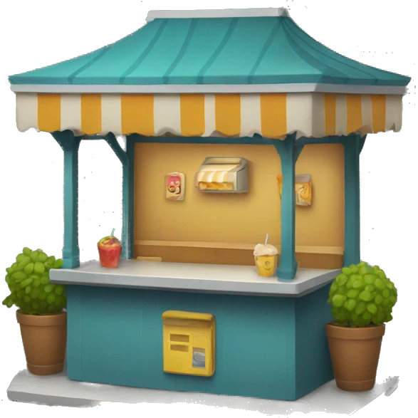 Little kiosk emoji