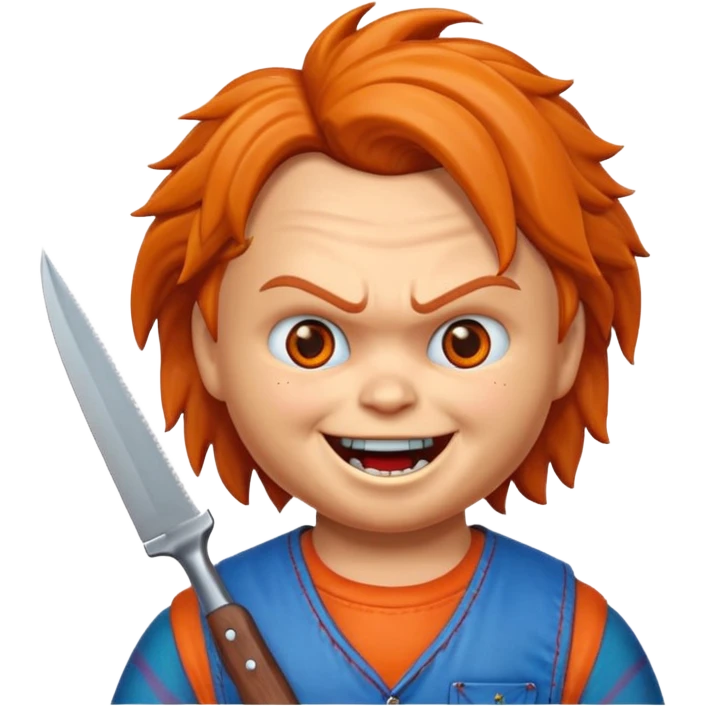 Un emojin de chuky emoji