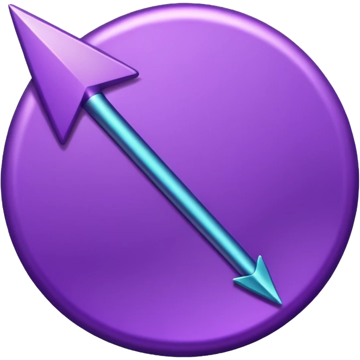 seta para direita roxa emoji