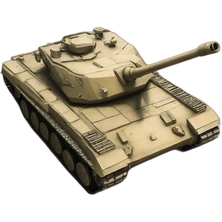 Un tank qui se bat contre un autre tank emoji