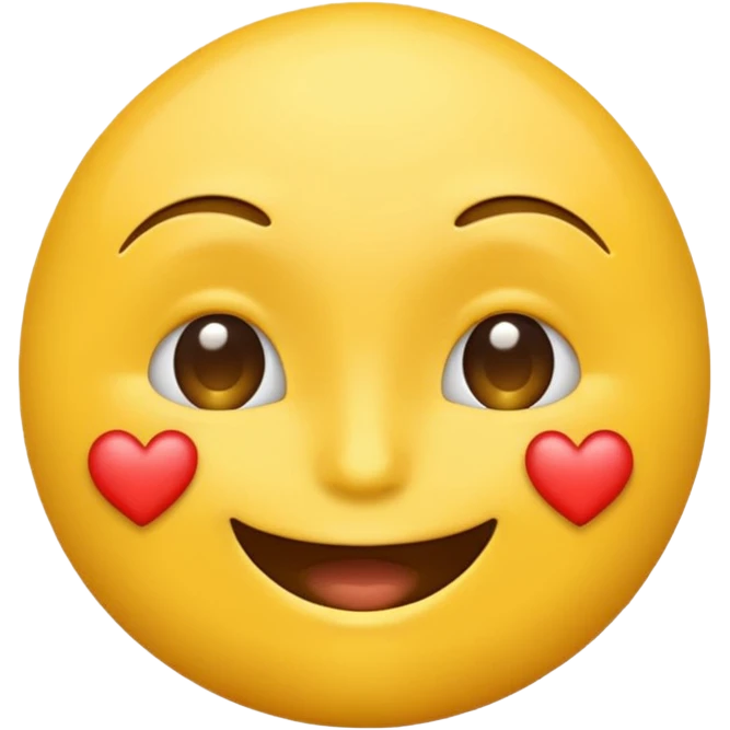 Kissing emoji facing left emoji