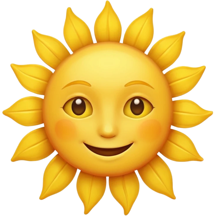 sun with face emoji