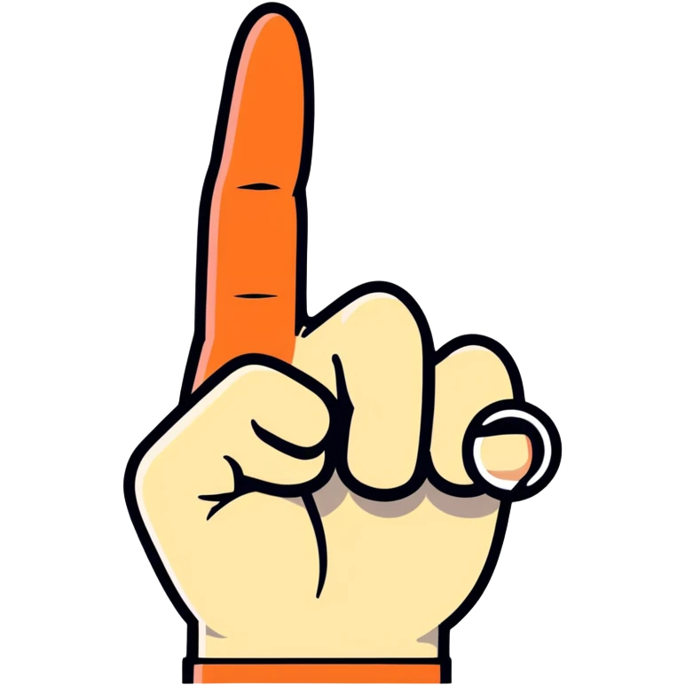 hand with five fingers, only the middle finger and ring finger extended, other fingers closed emoji