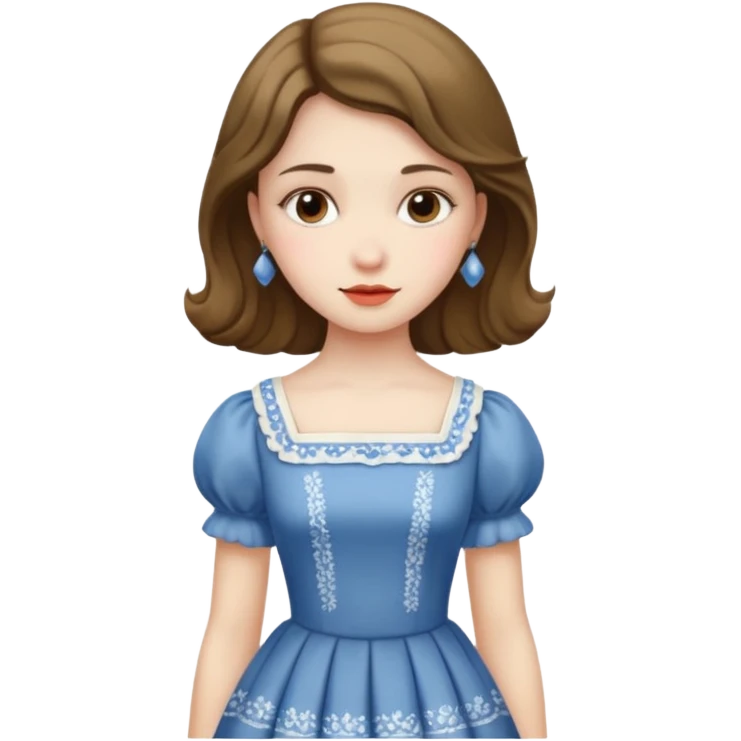 super vintage girl emoji
