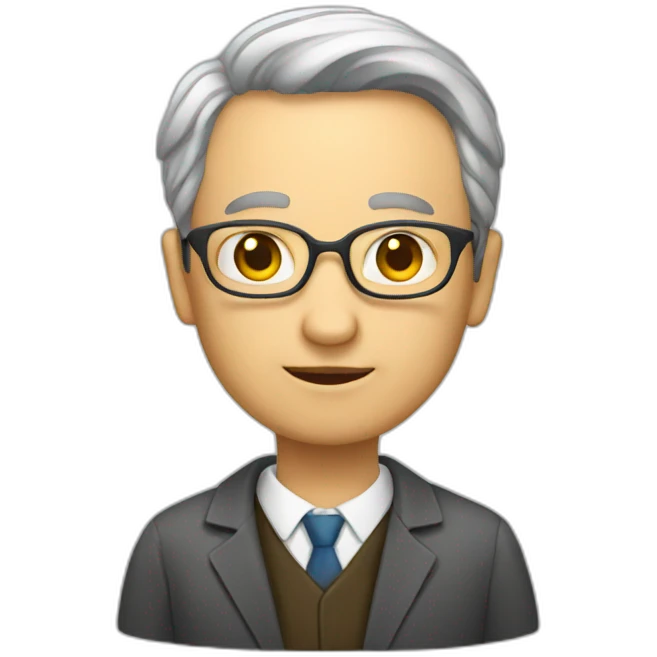 professor teaching emoji