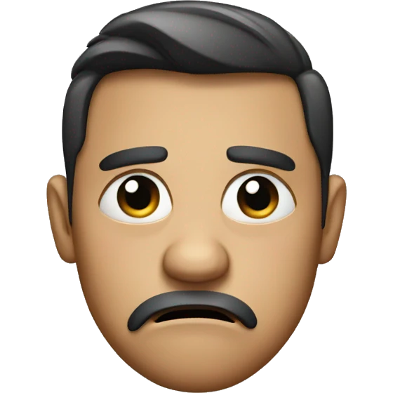 irritated face emoji
