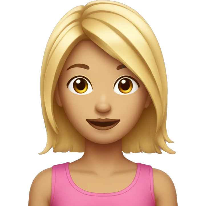 Fille coupe des cheveux  emoji