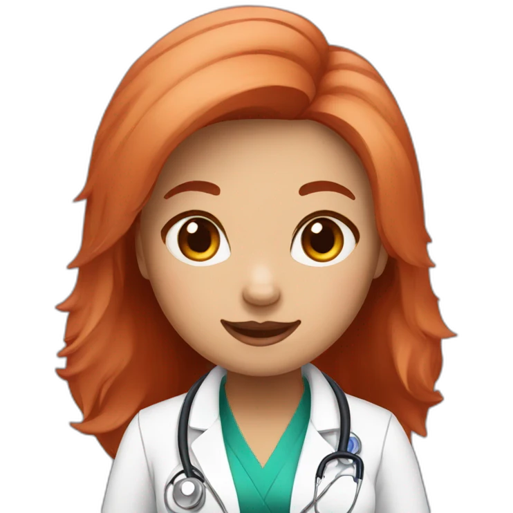 Female Doctor red panda emoji