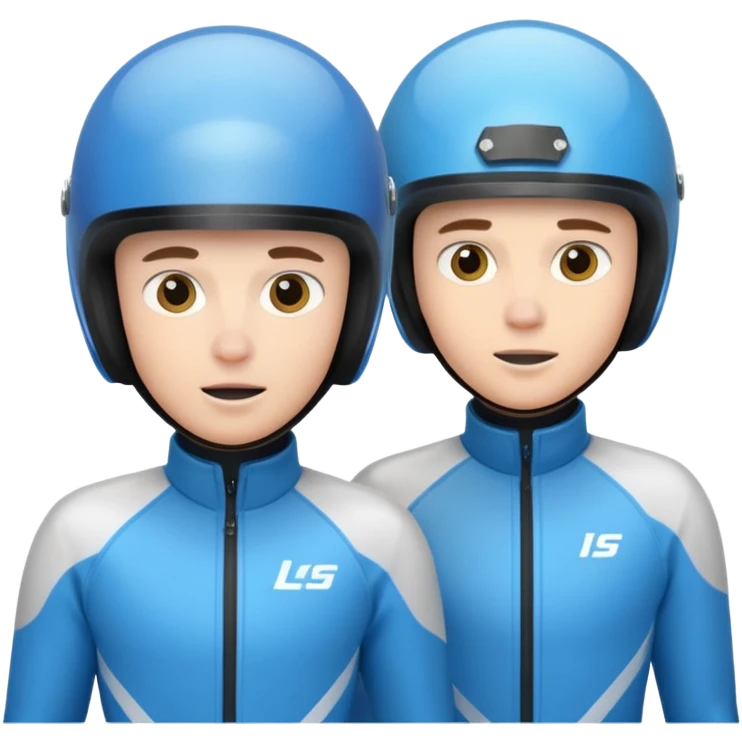 doubles olympic luge emoji