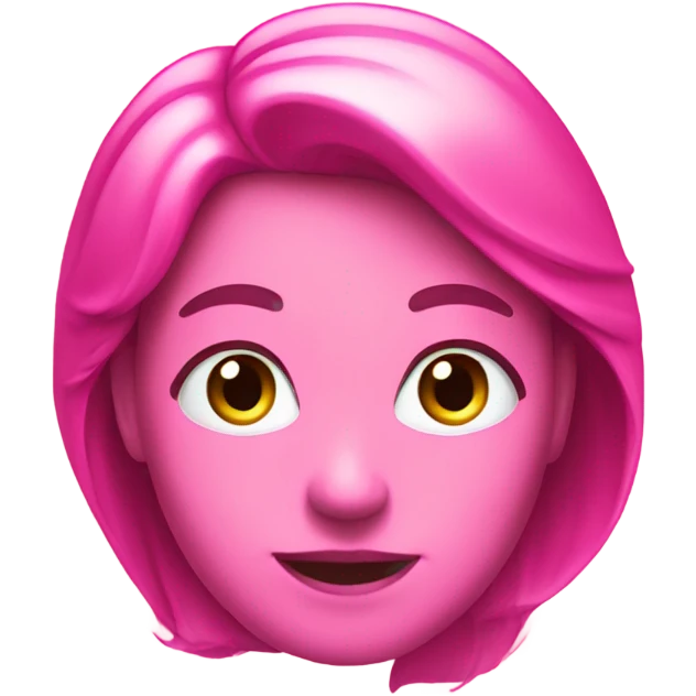 Pink  emoji