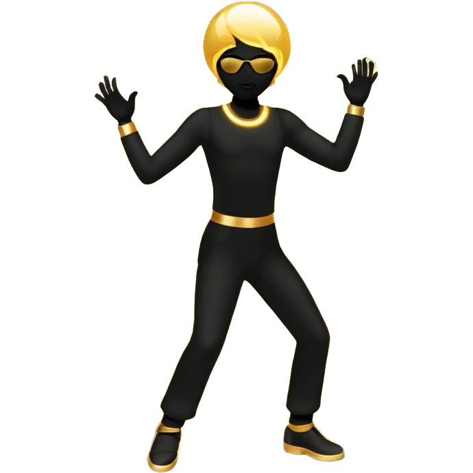 Disco silhouette  emoji