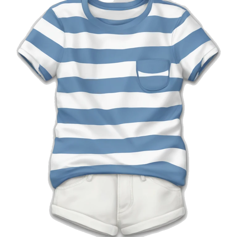 striped pocket still life emoji