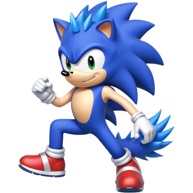 Sonic the hedgehog emoji