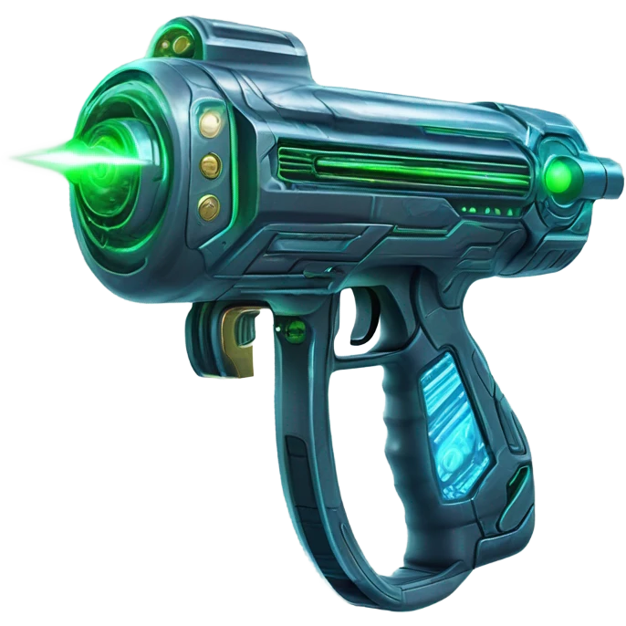 Ray laser gun emoji