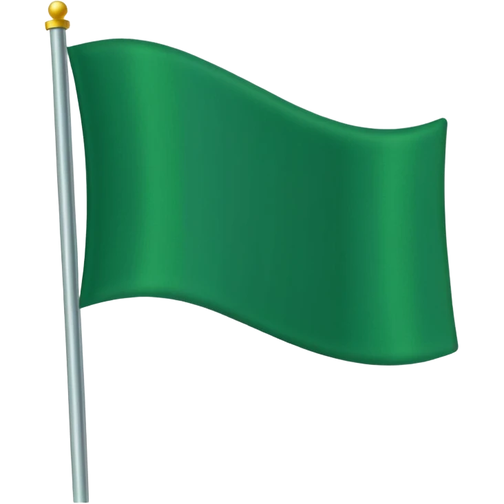 Green flag emoji