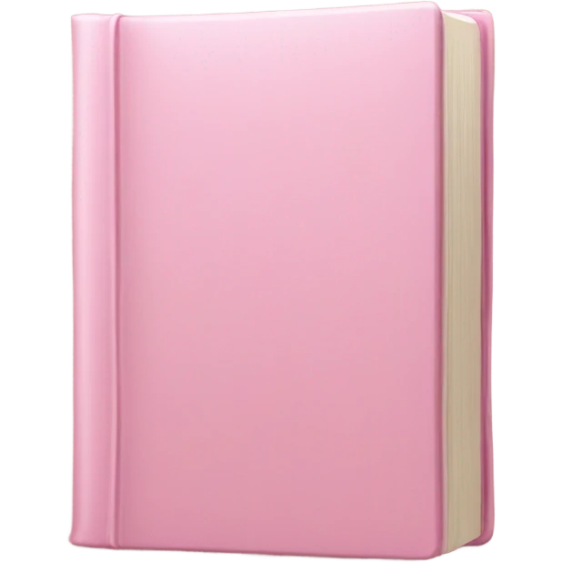 Pink book emoji