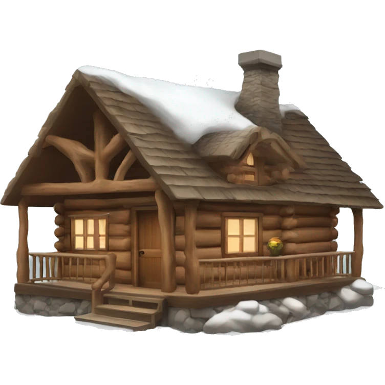 cozy luxury cabin emoji