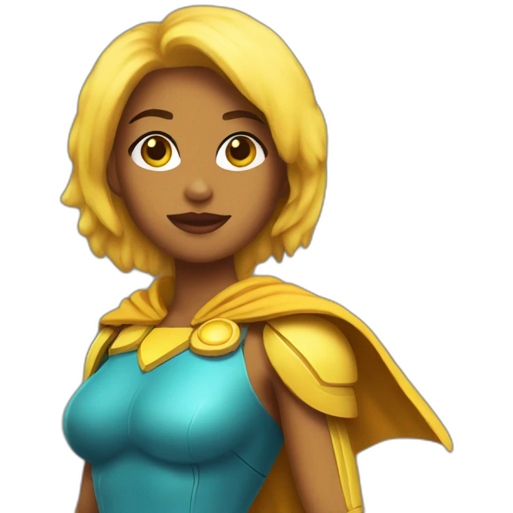 Chica superpoderosa emoji
