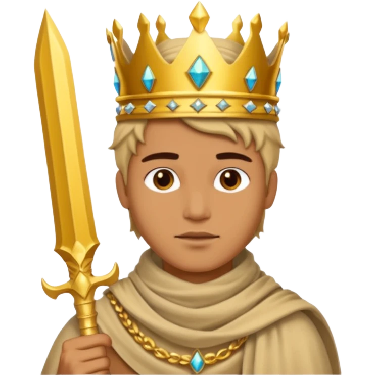 Desert Prince – sand scarf + gold dagger,Golden Princes. emoji