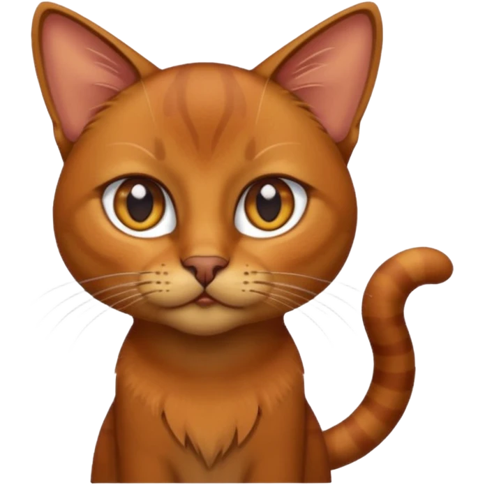 abessinier katze @Emoji emoji
