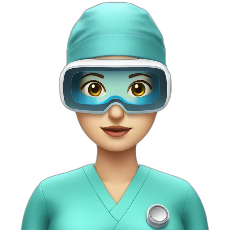 Surgeon-with-virtual-reality-display-operating-on-woman emoji