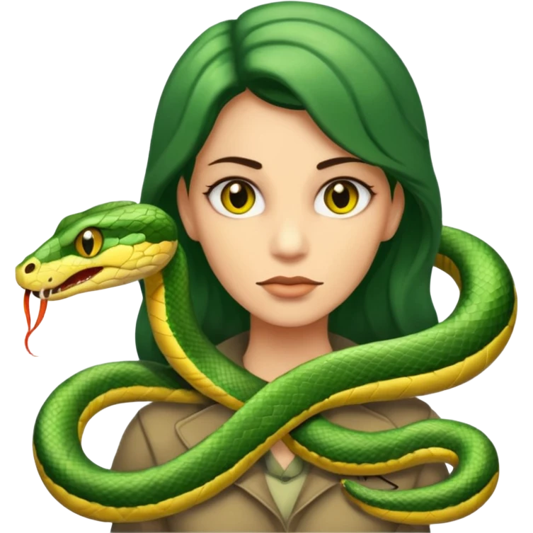 человек-змея пукает emoji