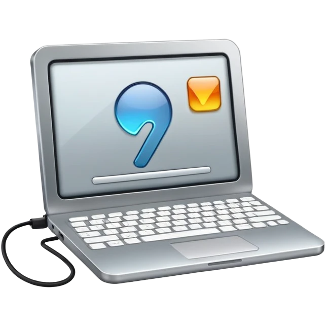 computer creating a story emoji