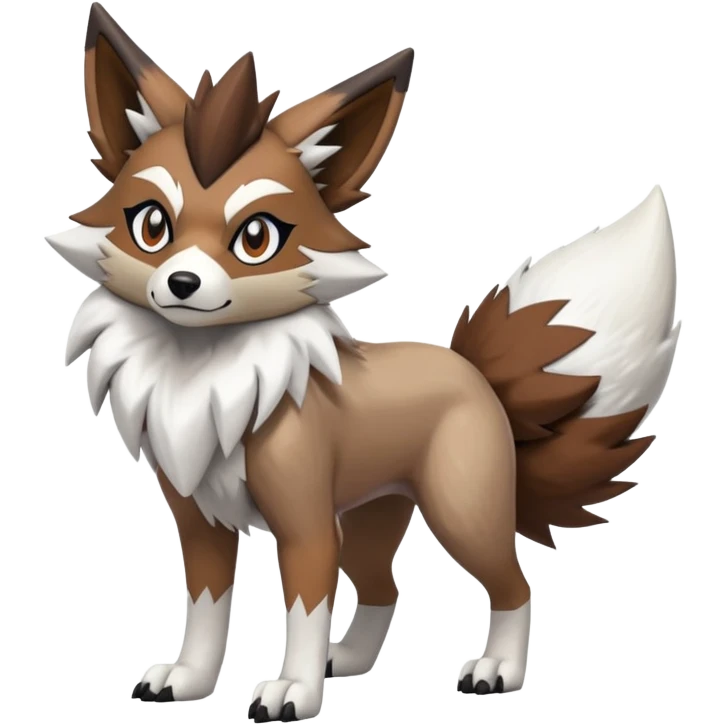  Zigzagoon-Lycanroc-Hybrid (Full body) emoji