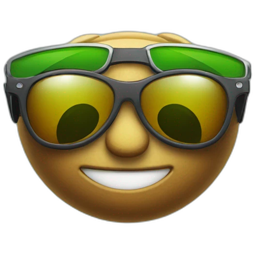  tutrle with sun glasses emoji