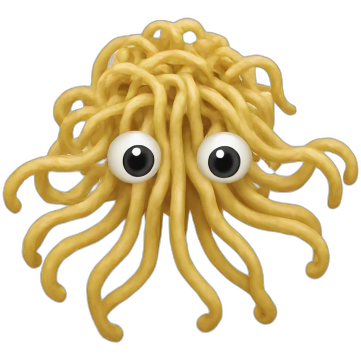 flying spaghetti monster emoji