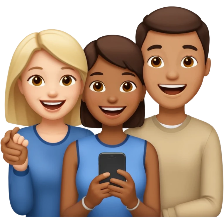 Three people emoji