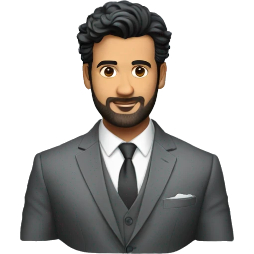 Prabhas in suit emoji