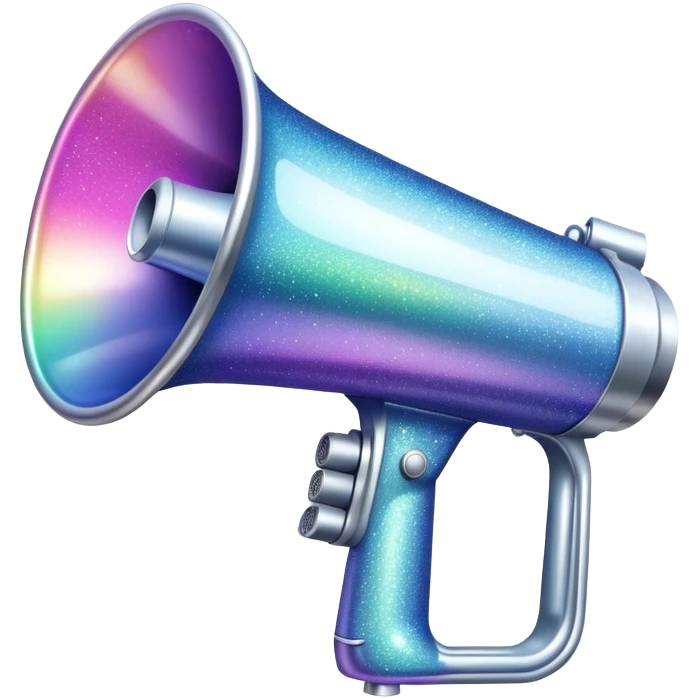  megaphone with sparkles emoji