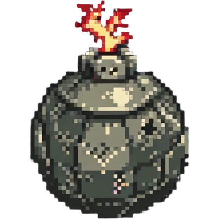 cute cartoonish bomb power up item emoji