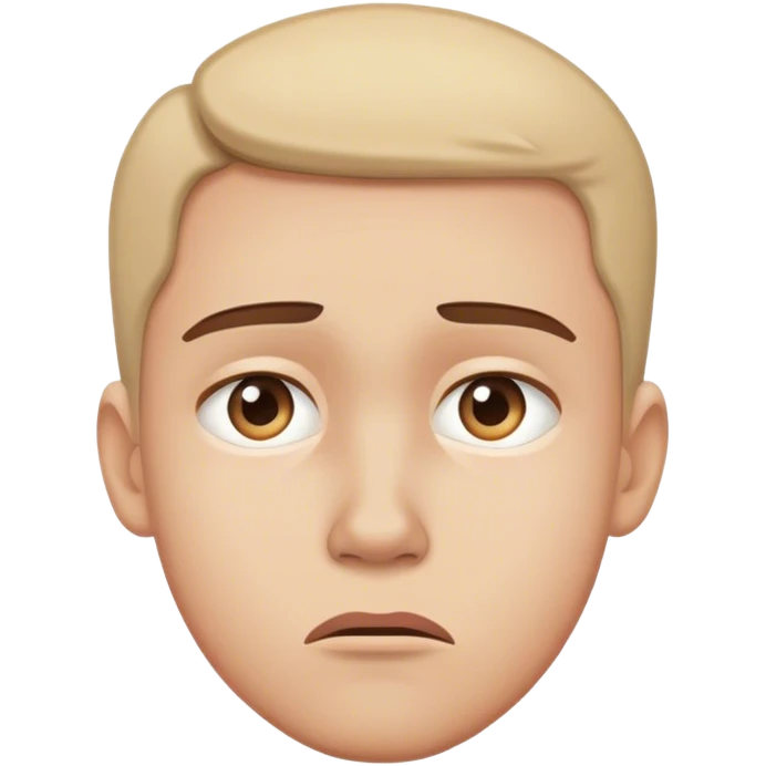 Worried emoji