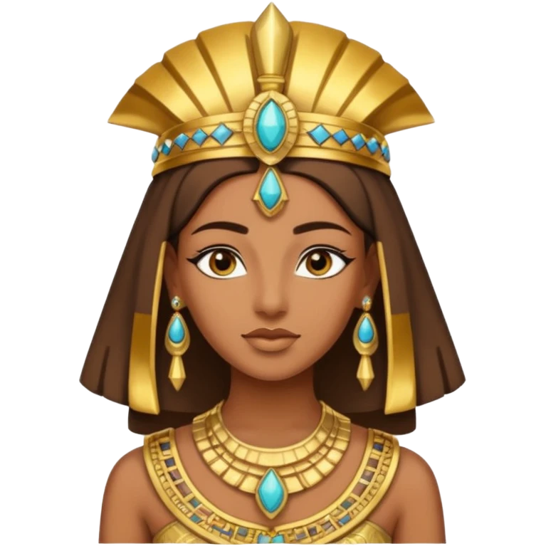 Pharaoh  female face character face only front face

 emoji