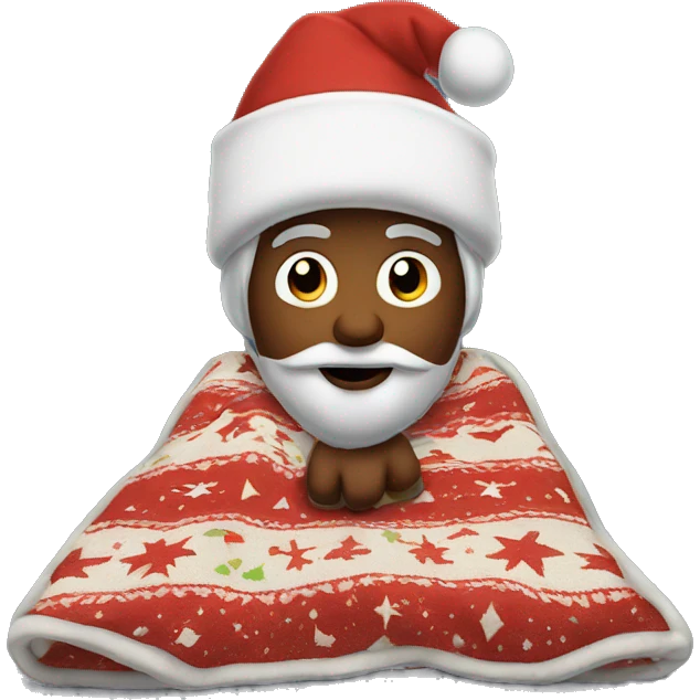 Christmas blanket  emoji
