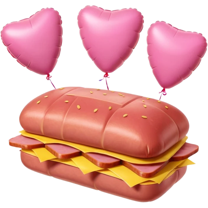 spam meat inflatable spam balloons emoji