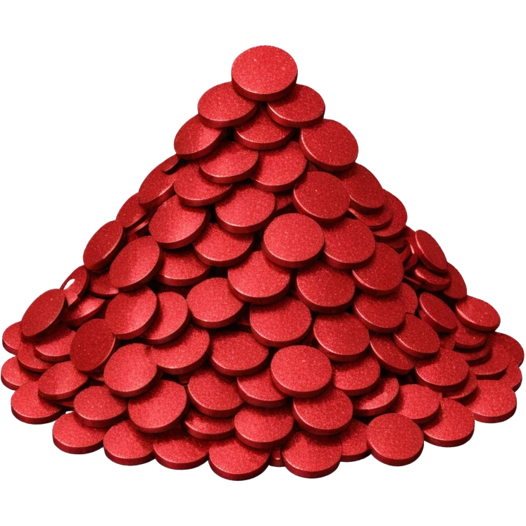 glitter red office emoji