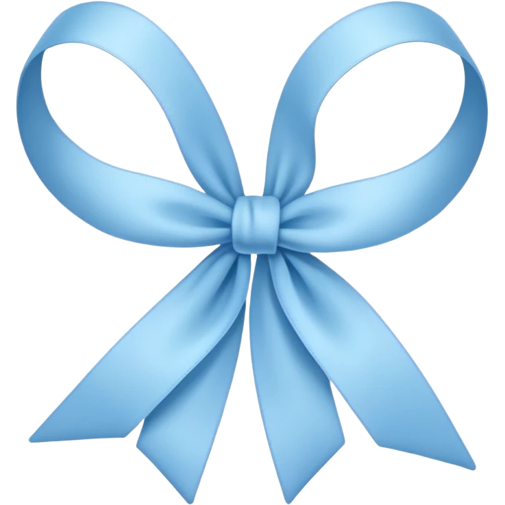Romantic pastel blue aesthetic decorations emoji