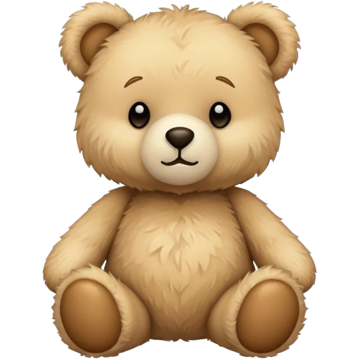 beige teddy bear emoji