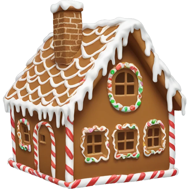 gingerbread house emoji