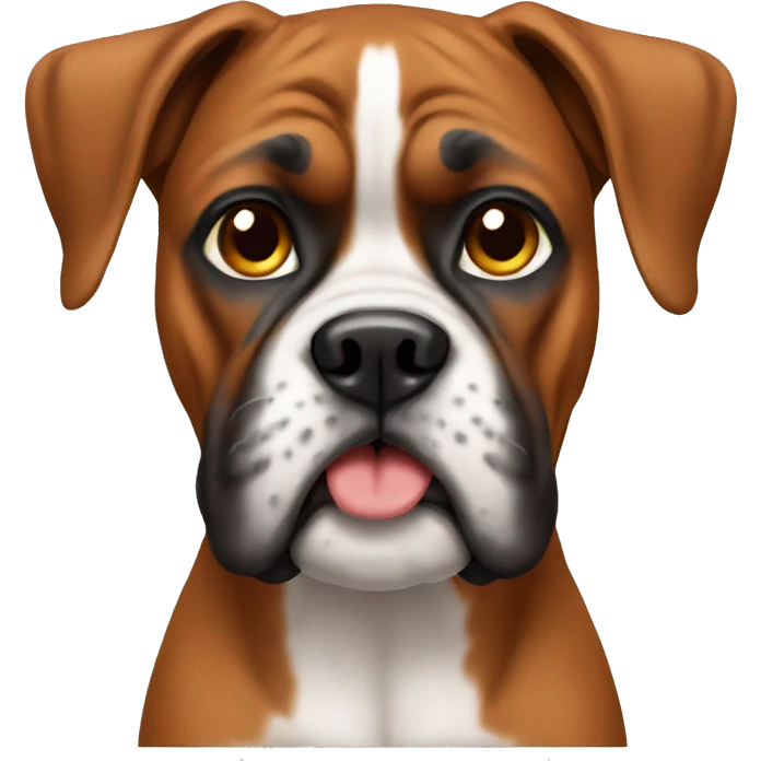 Boxer dog  emoji
