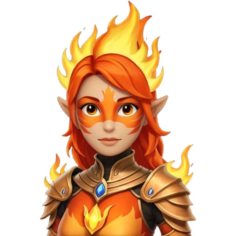 ESO female flame atronach emoji
