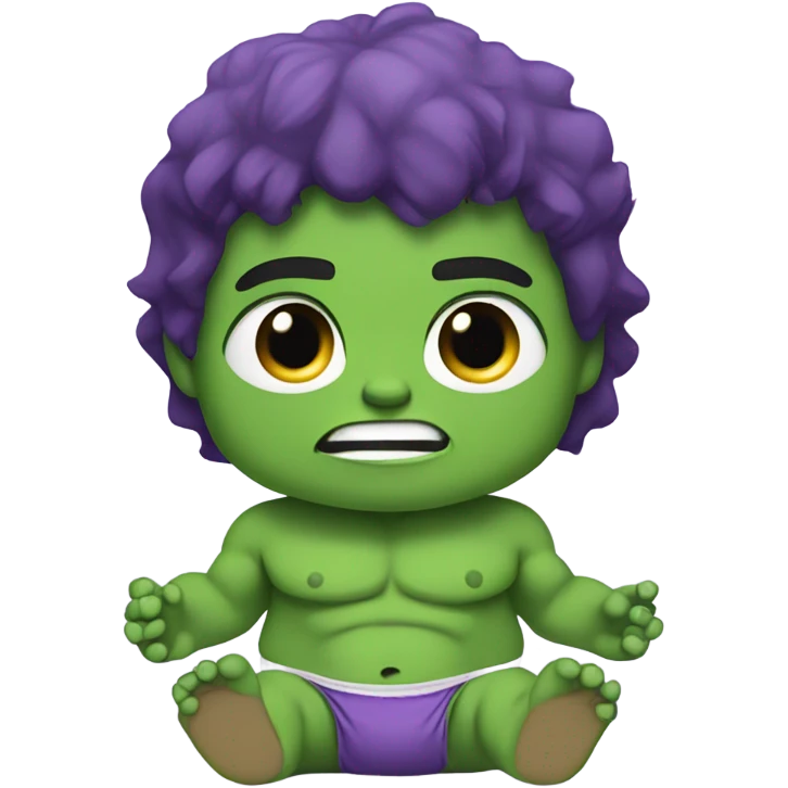 Baby hulk emoji