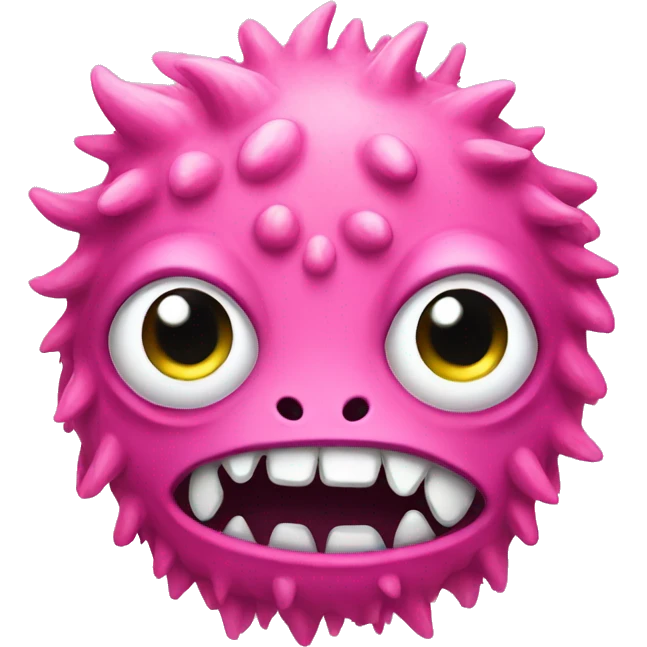 pink cute monster emoji